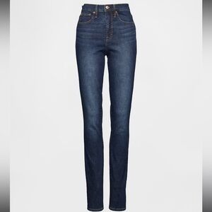 Women’s GAP High Rise True Skinny Jeans Denim Dark Wash Jeans Blue 32 14 L Fit